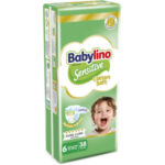 Babylino Sensitive 6 Пелени 13-18kg x38 пелени