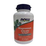 NOW Magnesium Citrate Softgels, 90 капсули