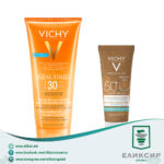 Vichy IDEAL Soleil  SPF30 Milk-Gel - Млеко за сончање 200мл  Подарок ЕКО Солар 75мл