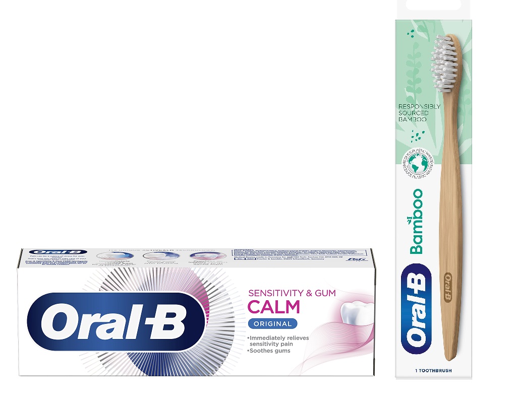 22691-oral-b.jpg Oral-B Set Professional Calm Sensitive Паста за заби+бамбусова четка - Image 1