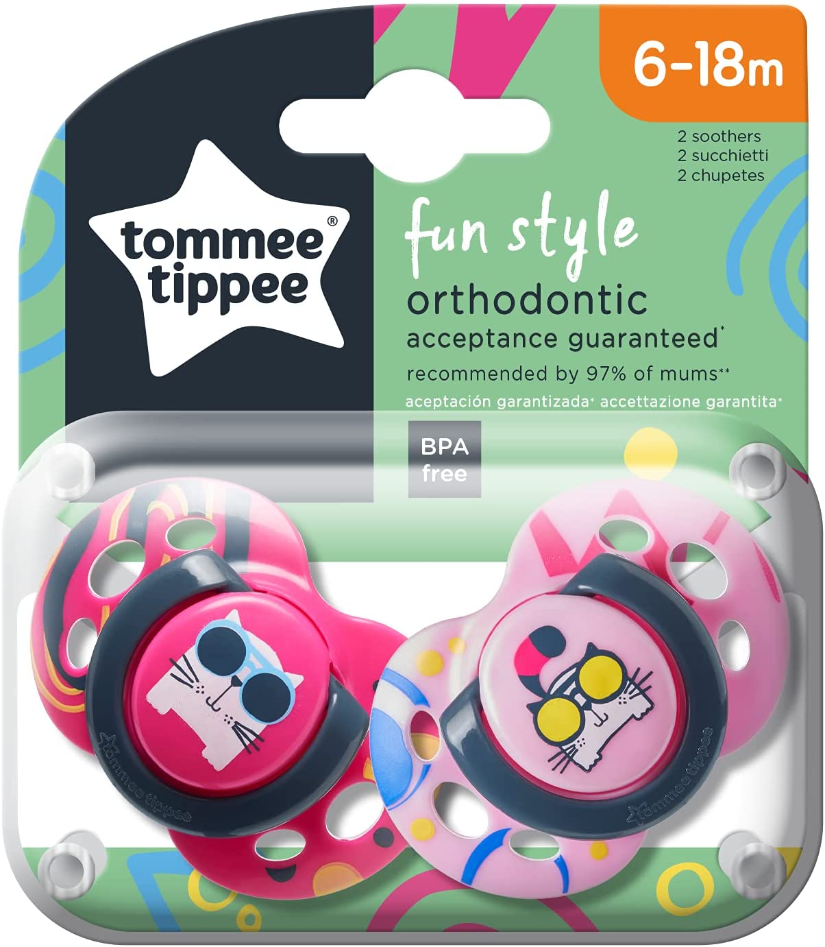22863-tommee.jpeg Tommee Tippee Fun Style Set- Сет Томи Типи Лажливка 06-18м - Image 1