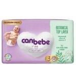 CANBEBE бр.3 пелени 4-9kg, 48пелени