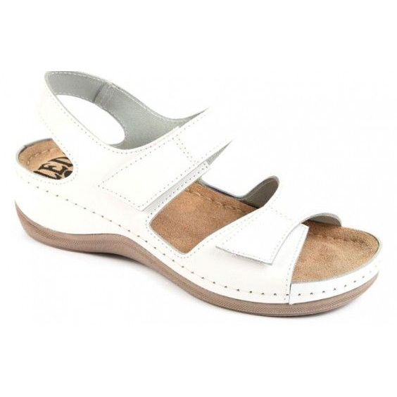 410-18-beli.jpg LEDI Anatomic - Анатомска летна сандала бела боја - број 39 - Image 1