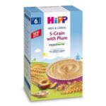 Hipp Млечна каша со 5 вида житарици и слива 250г