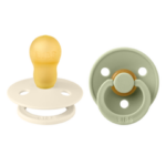 BIBS Colour Ivory/Sage - Латекс цуцла лажливка 0+м