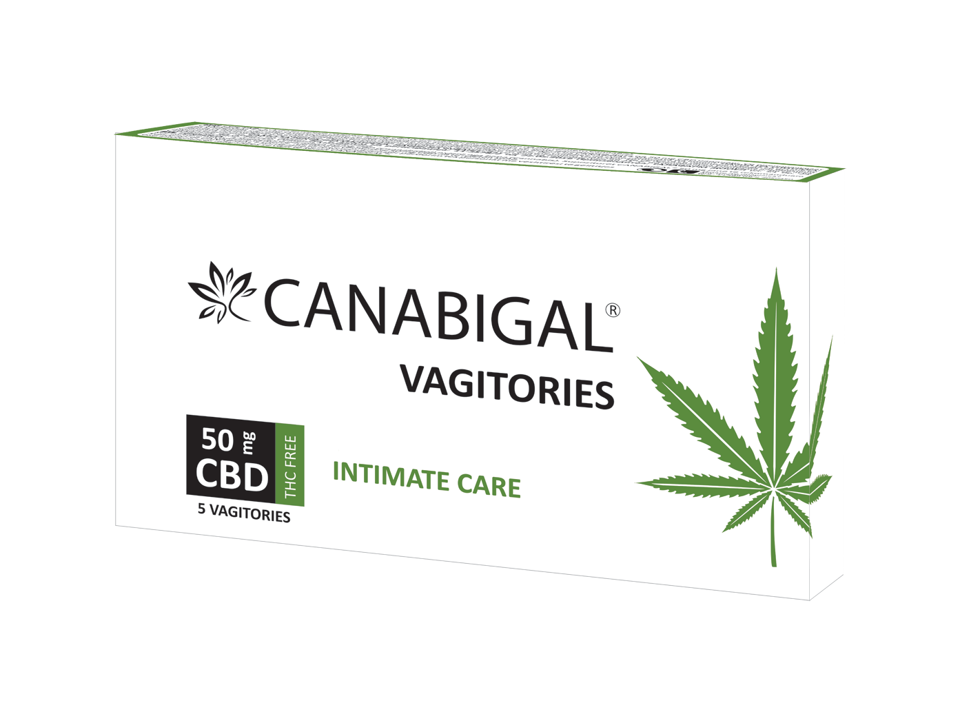 CANABIGAL-VAGITORIES-INTIMATE-CARE.png CANABIGAL CBD Vagitories Канабигал 5 вагитории 50мг - Image 1