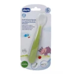 Chicco силиконска лажица 6+м