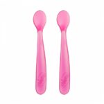 Chicco силиконска лажица 6+ розе