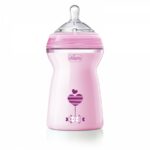 Chicco Natural Feeling-Пластично шише (6+м) 330мл