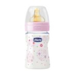 Chicco шише пластично со каучок цуцла 150мл