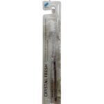 Crystal Fresh Toothbrush Natural Ceramics - Четка за заби- мека- за чистење само со вода - прозирна