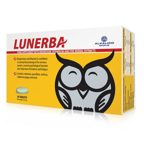 Lunerba-EN.png ALKALOID LUNERBA, 30 таблети - Image 1