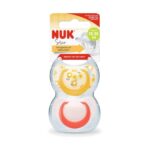 NUK Star Set - Цуцла лажалка анатомска силикон 18-36m
