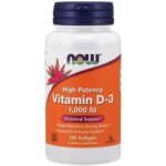 NOW Vitamin D3 1000IU Витамин Д3 180 таблети