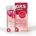 Alvogen ORS електролити, 12 шумливи таблети со вкус на јагода
