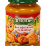 Bebelan - Бебелан каша фин зајак и пиле со зеленчук 190г