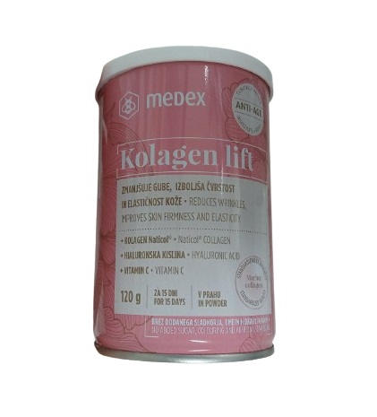 colagen-medex-ok.jpg Medex Colagen Lift Powder Колаген лифт прашок 120 г - Image 1