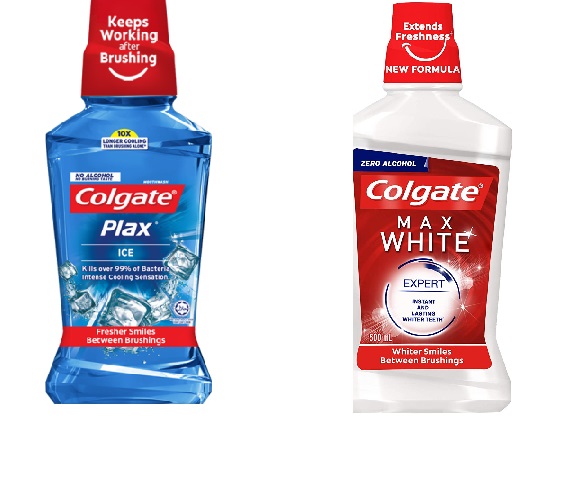 colgate20tecnost20za20usta20SET-18228.jpg Colgate SET Mouthwash Plax Ice + Max White - Течност за уста (1+1) (500мл+500мл) - Image 1