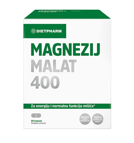 dietpharm-magnezij-malat-kapsule.jpg Dietpharm Magnesium Malat -Магнезиум Малат 400мг - Image 1