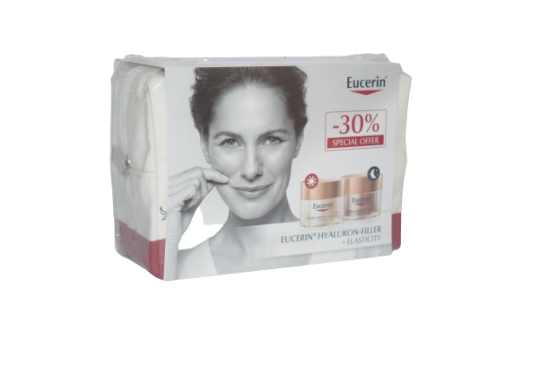 eucerin-set-hyaluron-elasticity.jpg Eucerin SET HYALURON-FILLER + Elasticity - Дневен крем за лице 50мл + Ноќен крем за лице 50мл - Image 1
