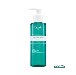 gel-200ml.jpg Eucerin DERMOPURE Clinical Cleaner Гел за лице 200мл - Image 1