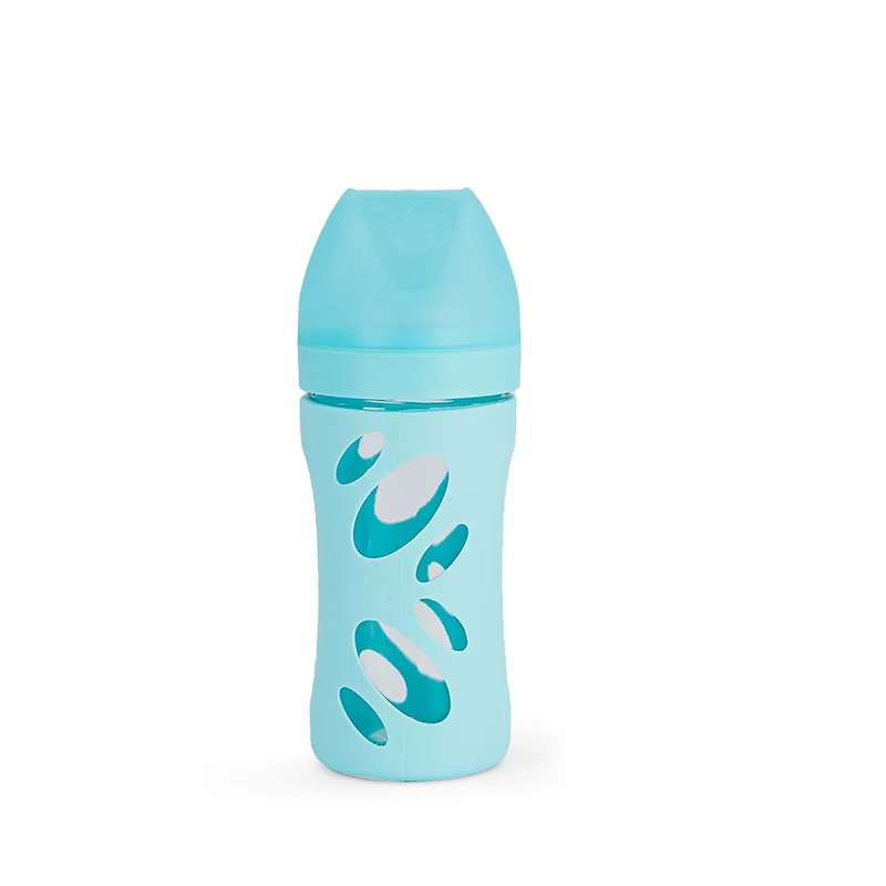 glass-260ml-blue.webp Twistshake Стаклено шише 260мл Сино - Image 1