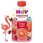 HIPP Smoothie Овошно пире од јагода јаболка и банана 120мл