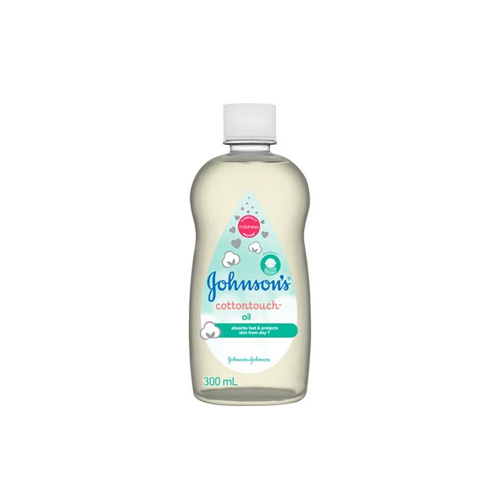 johnsons-baby-oil-cotton-touch.jpg Johnson Cotton touch baby oil - Бебешко масло 300мл - Image 1