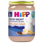Hipp Ноќна млечна каша банана, какао 190г