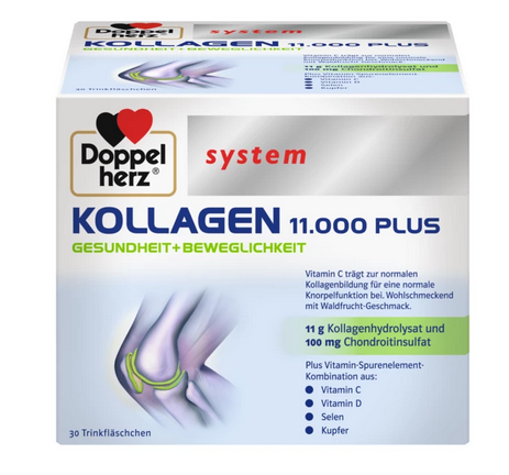 kolagen-doppelherz.png Doppelherz Kollagen 11.000 Plus - Допелхерц Колаген 11.000 плус *Цена за една ќесичка - Image 1