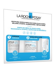 la-roche-posay-lipikar-baume-ap-m-set20945.jpg LA ROCHE-POSAY SET Lipikar Baume AP+ M 400 ml + Syndet 100 ml + Cicaplast Baume B5 15 ml -СЕТ - Image 1