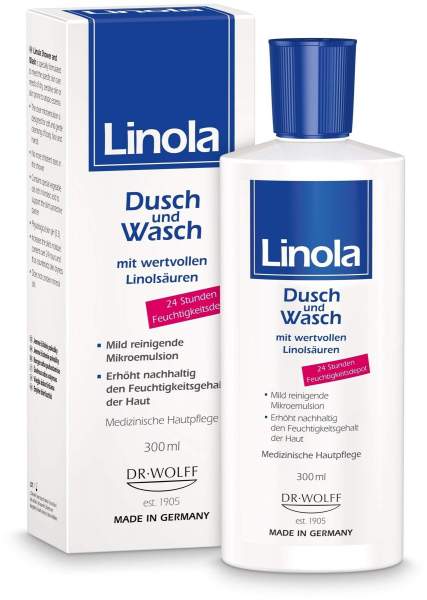 linola-shower-and-wash.jpg Linola shower and wash Гел за туширање и миење 300мл - Image 1