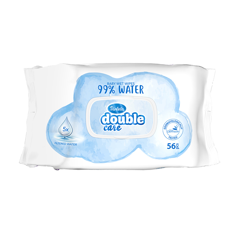 maramici-violeta22043.jpeg Baby Wipes Violeta Double Care - Влажни марамици 56 парчиња - Image 1