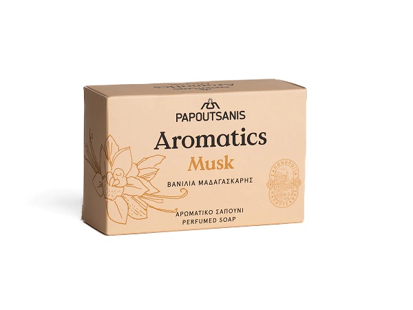 musk.jpg Papoutsanis Aromatics Musk Сапун 125г - Image 1