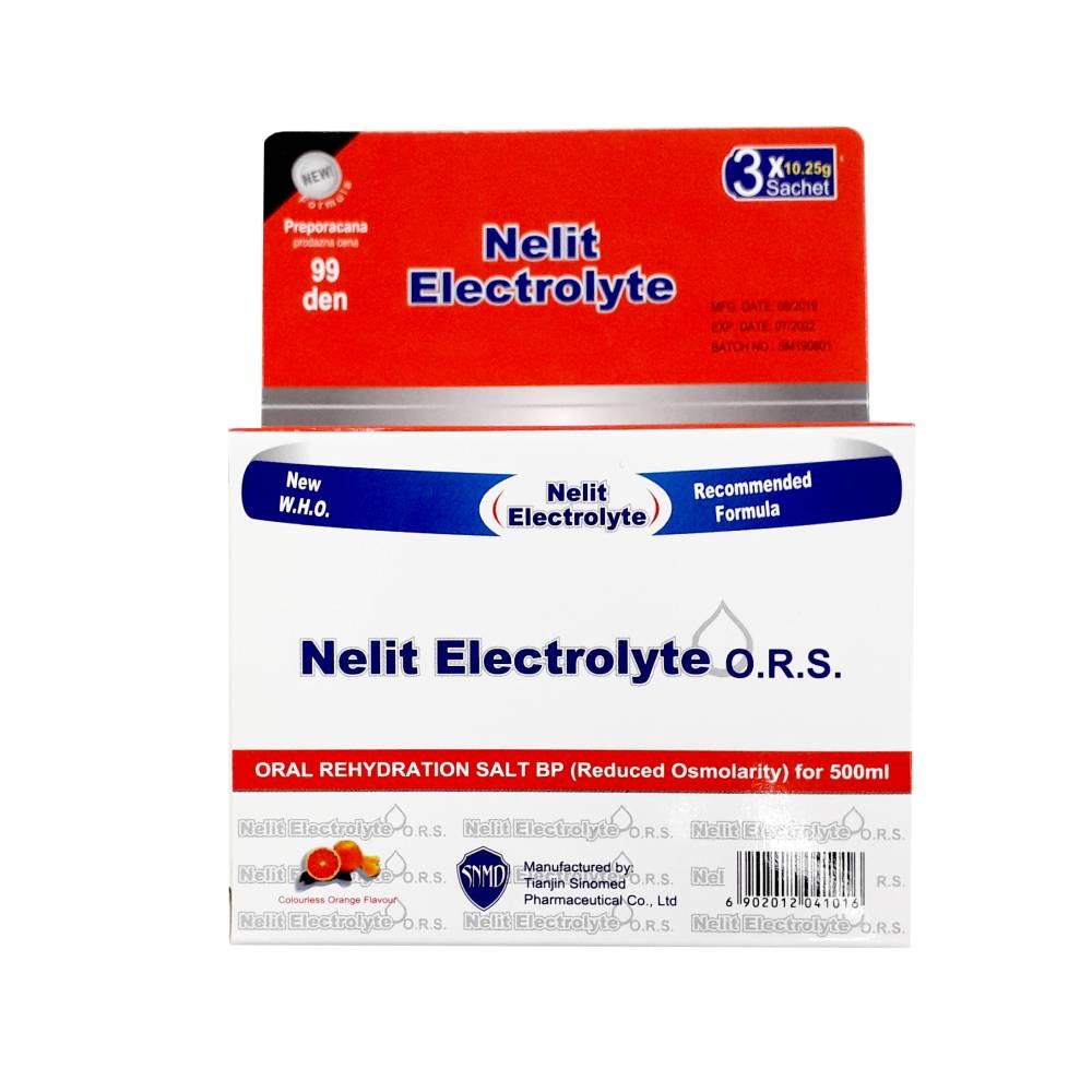nelit-elektrolit.jpg Nelit electrolyte O.R.S електролити ќесички х 3 - Image 1
