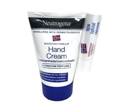 neutrogena20set2020504.jpg Neutrogena SЕТ Hand Cream + Lipstick - СЕТ Крем за раце 50мл + Стик за усни 4,8г - Image 1