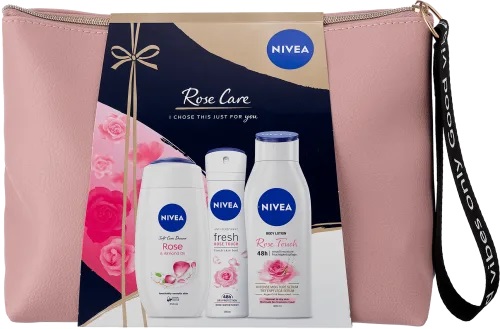 nivea20set20rozev.jpg NIVEA SET Rose Care - Сет за нега со несесер - Image 1