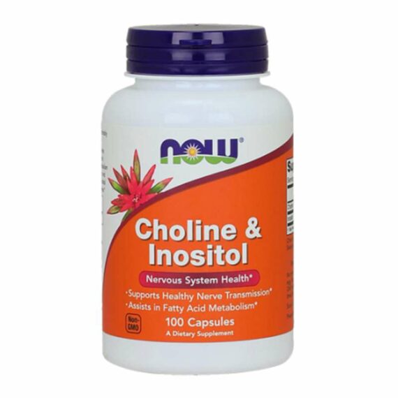 now_cholineinositol_capsules-570x570-1.jpg NOW Choline Inositol 100 капсули - Image 1