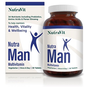 nutra-man.jpg NutraVit Man Витамини за мажи 30 таблети - Image 1