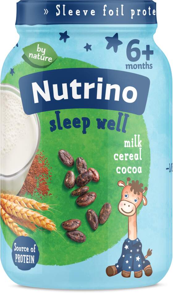 nutrino-kakao.jpg Nutrino - Нутрино каша со житарици , какао 190г - Image 1