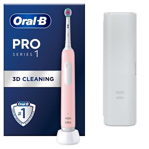 oral-b-pink.jpg Oral-B Brush SET Pro1-Електрична четкa за заби - Image 1