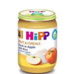 HIPP Organic Каша со праска јаболко и ориз 190г