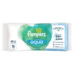 Pampers Wipes Aqua - Влажни марамици 48 парчиња