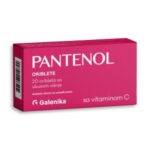 Galenika Pantenol со Ц- Витамин со вкус на вишња, 20 ориблети