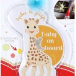 SOPHIE La Girafe Flashing Baby on board Car sign - Софи налепница за кола