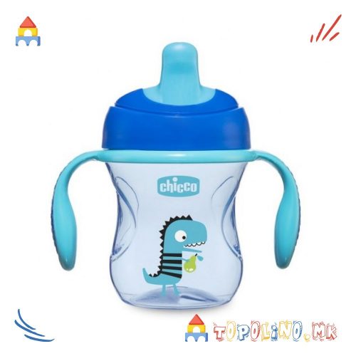 topolino-casa-plavo-chicco-500x500-1.jpg Chicco Тraining - Пластична чаша 6+ - Image 1