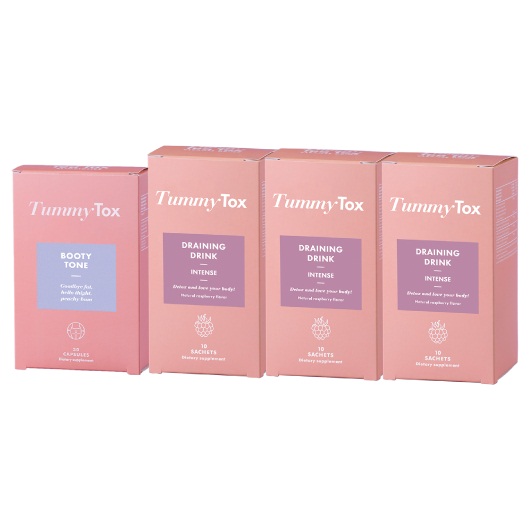 tummy20tox2021027.jpg TUMMY TOX SET Draining Drink х3 + Slim Tummy Caps - Сет производи против надуеност и апетит - Image 1