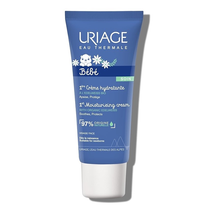 uriage-bebe-moisturizing-cream-2.jpg URIAGE BEBE 1st MOISTURIZING CREAM with Оrganic Еdelweiss 40 ml - Image 1