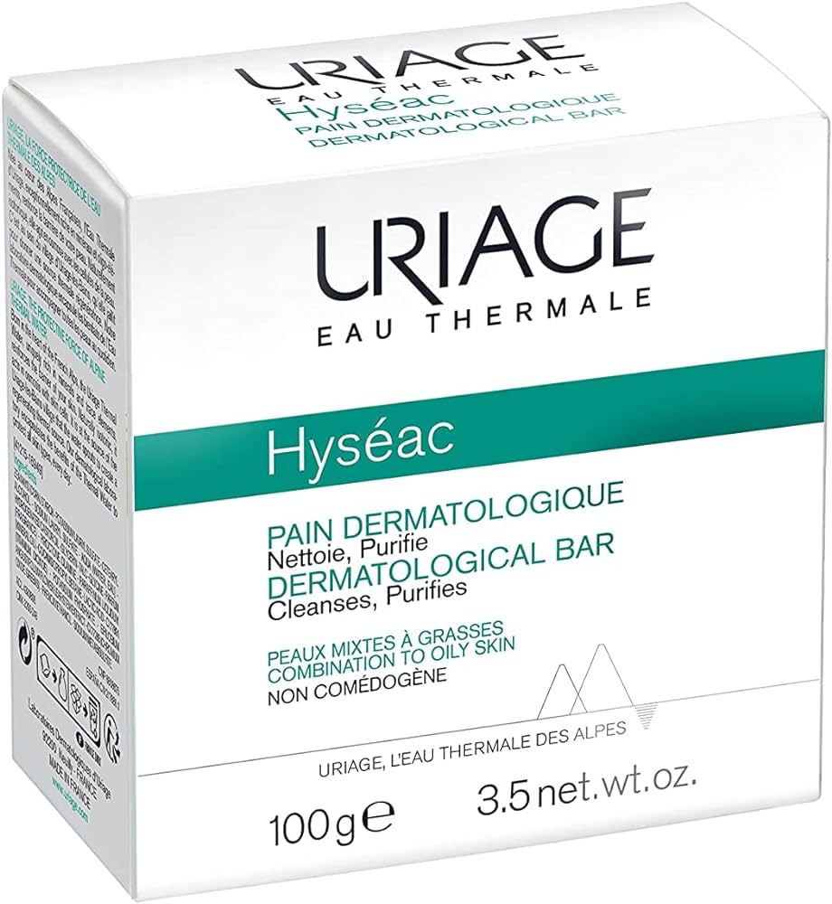 uriage-hyseac-dermatological-bar.jpg URIAGE Hyseac dermatological bar Soap - Дерматолошки сапун за комбинирана и мрсна кожа 100г - Image 1