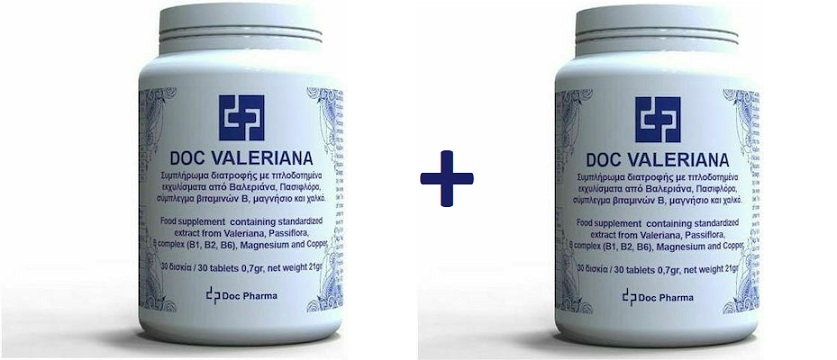 valeriana-21328.jpg DOC Valeriana Валериана х30 таблети 1+1 Подарок - Image 1